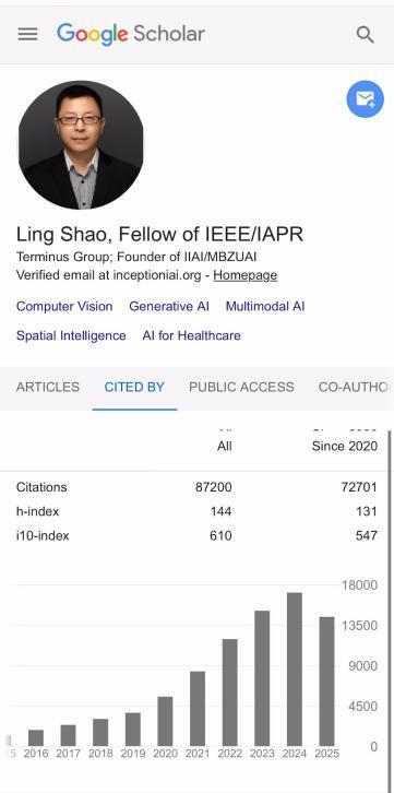 中国AI科研成果领跑全球！特斯联空间智能三项技术研发影响力位居世界第一(图1)