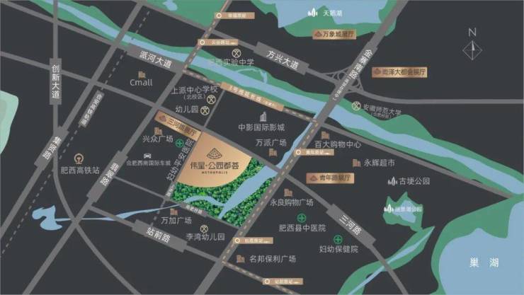 【新盘】合肥热门楼盘-售楼处官方发布：主城顶豪改善标杆启幕(图3)