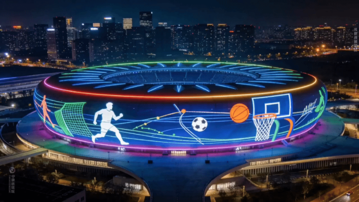 光影赋能大型场馆 ——工程投影点亮城市公共空间(图8)